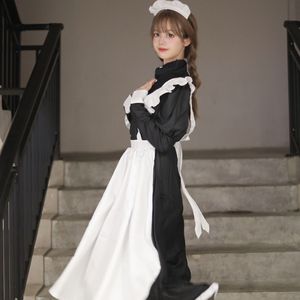 Maid Costume Black White Lolita Dress Cosplay Costume Female Crossdressing Outfit Ordinary Stage Costume Fall 2023 - Product Image 3