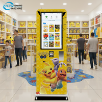 Distributeur de cartes à collectionner Pokémon, mini distributeur autonome avec écran de 32 pouces pour les boosters et les sacs mystères