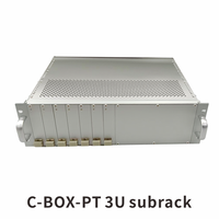 ZSTC C-BOX. . Plateforme de surveillance Rittal Heitec, boîtier de serveur industriel pour montage en rack, châssis en aluminium 3U, sous-rack