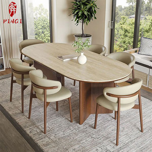Set Tavolo <span class=keywords><strong>e</strong></span> <span class=keywords><strong>Sedie</strong></span> <span class=keywords><strong>da</strong></span> Pranzo in Legno Massello Stile Nordico Personalizzato Più Venduto per Ristorante <span class=keywords><strong>e</strong></span> Mobili <span class=keywords><strong>da</strong></span> <span class=keywords><strong>Cucina</strong></span> - Product Image 1