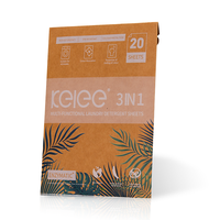 Feuilles de lessive KELEE personnalisables avec logo, écologiques et biodégradables, en feuilles ou en bandes