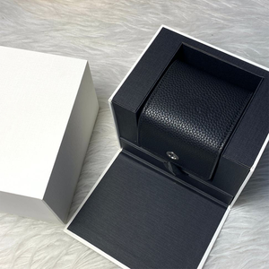 High-End Leather <b>Waterproof</b> Custom Logo Luxury Single Watch Case <b>Box</b> Manufacturer Watch Gift Packaging <b>Box</b> for Watch - Product Image 3