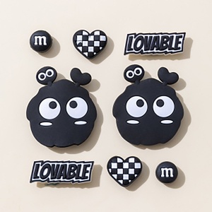 Breloques et boucles pour sacs de plage, accessoires de chaussures 3D détachables, tendance, motif dessin animé, fermoirs mignons, pendentifs - Product Image 3