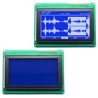 Módulo LCD con Retroiluminación LED Monocromática Gráfica Microtech COB 240x128 con IC UCI6963 e Interfaz MPU