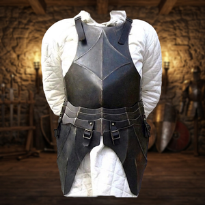 Armadura de Acero Medieval Wraith: Pechera y Cuirras para Disfraz de Cosplay - Product Image 1