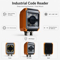 Lecteur de codes-barres 2D à montage fixe avec PROFINET et EtherNet/IP pour la vision industrielle et l'intégration PLC dans les équipements OEM