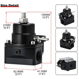 Régulateur de pression de carburant réglable avec jauge AN6 AN8 en alliage d'aluminium pour systèmes de réglage moteur de voiture - Product Image 4