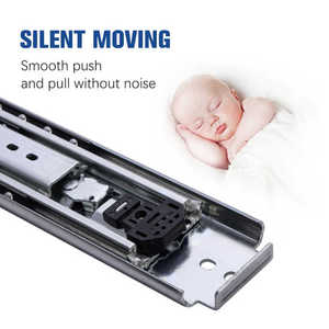 Deux voies vis à billes glissière mobile linéaire <span class=keywords><strong>Table</strong></span> convoyeur mécanique rétractable cylindrique en acier inoxydable creux arbre piste scie Guide - Product Image 2