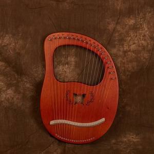 Lyre Harp - 19 Cordes Élément de vent original <span class=keywords><strong>classique</strong></span> Simple à apprendre Portable 7 notes Niche Lyre-style Musical <span class=keywords><strong>Violon</strong></span> - Product Image 1