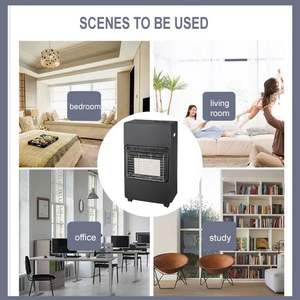 CB CE 4200 W Calentador de Gas Natural de Cerámica Infrarroja Butano Patio Portátil Uso Doméstico-Independiente Impermeable Baño Dormitorio - Product Image 2