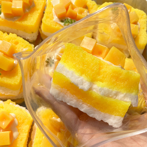 Juguete Blandito de TPR con Forma de Tostada de Mango Realista, Regalo Antiestrés para Niños y Adultos, para un Momento de Relajación, Tostada de Mango para Apretar - Product Image 4