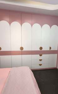 Nouvelle mode Ensemble de chambre à coucher avec garde-robe Armoire design Armoire meubles de chambre Armoire moderne en bois massif - Product Image 2