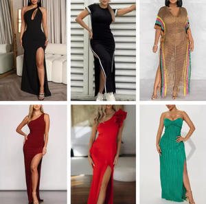 Vendita <span class=keywords><strong>all</strong></span>'Ingrosso di Abiti Estivi da Donna a Maniche Corte, Stile Casual e Comodo, Consegna Casuale di Modelli Misti - Product Image 4