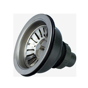 Accessoire de vidange d'évier de cuisine en acier inoxydable pour bassin de lavage de légumes avec robinet de vidange pour salle de bain - Product Image 1