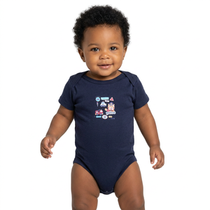 Low Price Baby Clothing Romper Boys Garments Oem Direct Factory Supply Baby Rompers Baby Boy Elephant Design Romper Online Sale - Product Image 1
