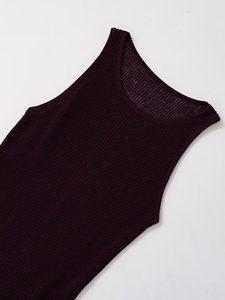 TAOP&ZA 2025秋季新款女装时尚优雅针织无袖圆领修身中长连衣裙0014015 - Product Image 3