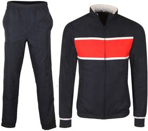 ชุดวอร์มไมโครไฟเบอร์เนื้อนุ่ม ไนลอน ปักลาย/ ชุดกีฬาออกแบบเองสำหรับผู้ชาย ชุดวิ่งออกกำลังกาย - Product Image 4