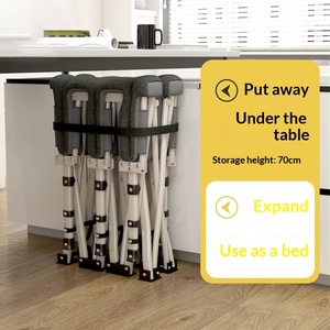 <span class=keywords><strong>Lit</strong></span> <span class=keywords><strong>pliant</strong></span> léger en aluminium – Durable, compact, inclinable et extensible pour le camping en plein air, la plage et la maison - Product Image 4