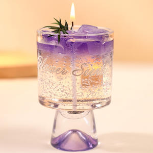 Bougie aromathérapeutique en forme de tasse, pudding aux fruits mignon, cadeau <span class=keywords><strong>d</strong></span>'anniversaire, romantique, créative, cire mélangée, artisanat semi-manuel, ambiance - Product Image 2