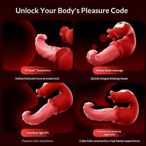 Mackenzie Tongue Tide Vibrador de Lengua Oscilante Tian <span class=keywords><strong>Mi</strong></span> Bean Masajeador para Mujeres Juguetes Sexuales Artículos para Adultos 45/Caja 65dB - Product Image 4