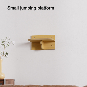 Casa de gato personalizada de madera Villa DIY plataforma de empalme creativa Universal para todas las estaciones transporte gratuito Material de madera maciza - Product Image 3