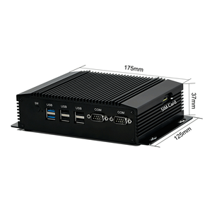Không Quạt Công Nghiệp Mini PC Intel Celeron N2920/Pentium N3520 CPU Dual Lan Sim thẻ giá rẻ 12V Mini Máy tính để bàn máy tính - Product Image 1