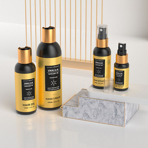 Tùy Chỉnh Màu Đen Chai Pe Với Nhãn-Rỗng <span class=keywords><strong>HDPE</strong></span> Nhựa Cosmo Vòng Chai Bơm Cho Dầu Gội Điều Hòa Bao Bì - Product Image 5