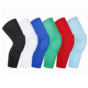 Genouillères antidérapantes pour le basketball, manchons de compression en nid d'abeille, soutien du genou pour le basketball, le volleyball, le football, le soccer - Product Image 1