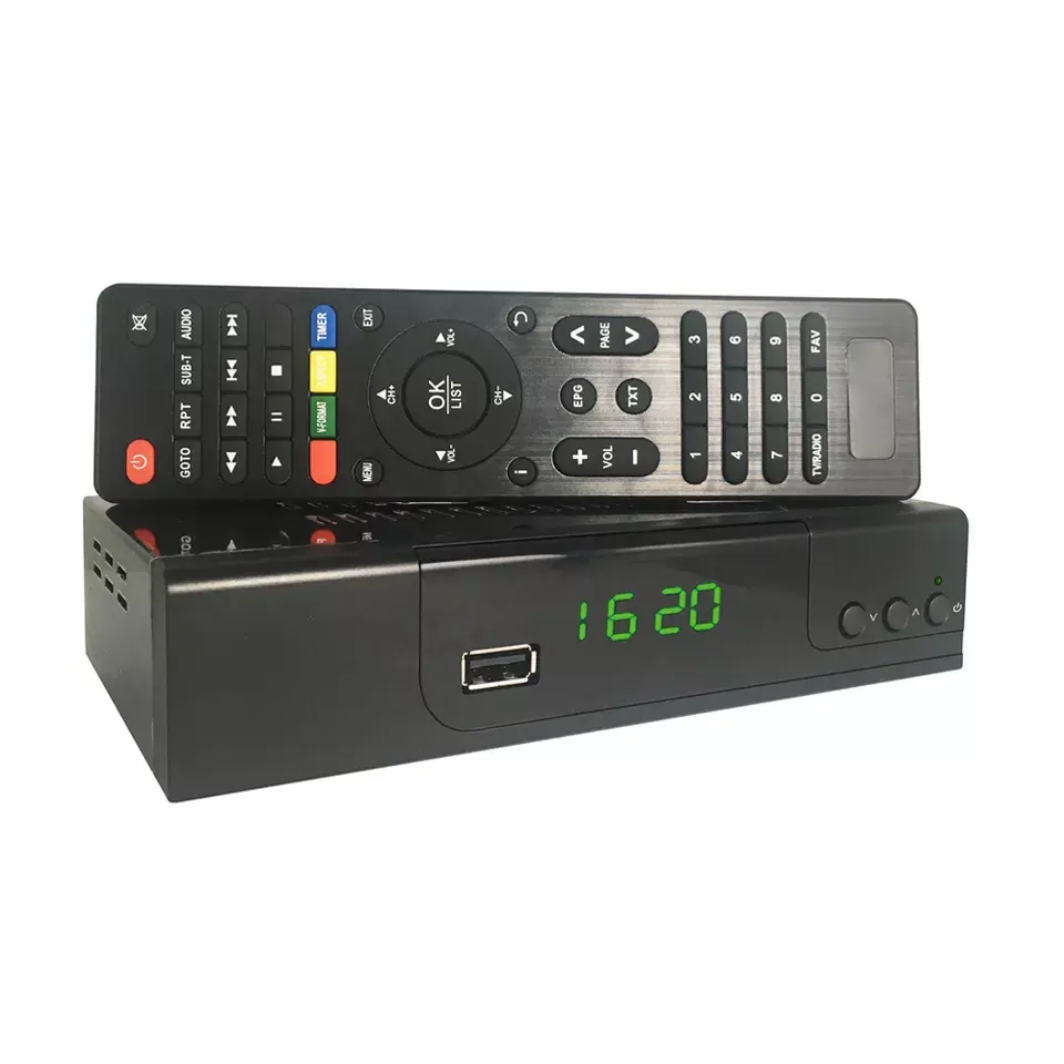 디지털 튜너 H.265 HEVC TNT-T2 TV 디코더 DVB-T2 셋톱 박스 DVBT2 TV 수신기 스페인 프랑스