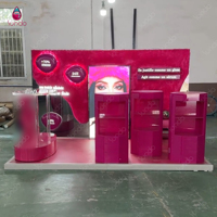 Kiosque de présentation de cosmétiques Sundo Pop-up, stand de maquillage pour centre commercial, comptoir de vente de produits de beauté avec écran LED, activation de marque, fabricant OEM