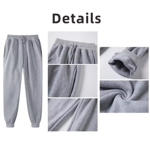 यूनिसेक्स हूडी सेट कस्टम पल्लोवर हुडी और जॉगर सेट पुरुषों स्वेटशर्ट ट्रैकसूट - Product Image 4