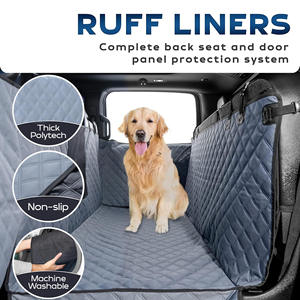 Cubierta de asiento trasero, hamaca de tamaño completo para asiento de camión con función plegable, Material Oxford sólido para gatos y perros - Product Image 2