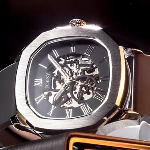 Montre homme de luxe de haute qualité, résistante à l'eau, vente en gros, montre-bracelet personnalisée, <span class=keywords><strong>montres</strong></span> automatiques mécaniques pour hommes - Product Image 5