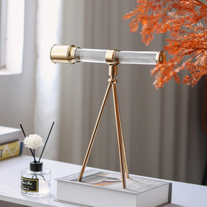 Articles de décoration nordique de style européen, télescope en cristal moderne, ornement de décoration intérieure, vente en gros, pièces pour salon, utilisation en <span class=keywords><strong>jardin</strong></span> - Product Image 1