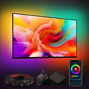 APP Control RGBIC Dream Color Immersion TV Backlight Sync Smart LED Strip DC12V for 55-65 Inches TV - Product Image 1