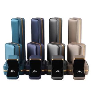 Boîte d'emballage et <span class=keywords><strong>de</strong></span> rangement pour bijoux en cuir jaune <span class=keywords><strong>de</strong></span> Guangzhou, pour bracelets et colliers, avec logo personnalisé, directement <span class=keywords><strong>de</strong></span> l'usine - Product Image 5