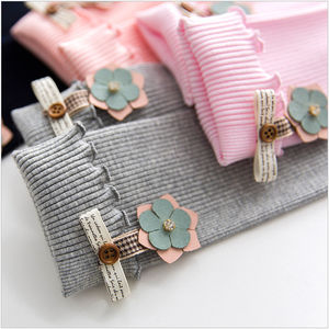 โรงงานผลิตเสื้อผ้าเด็ก ราคาโรงงาน กางเกงเลกกิ้งลายดอกไม้สำหรับเด็กผู้หญิง มีหลายสี - Product Image 5