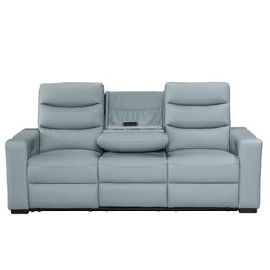 <span class=keywords><strong>Canapé</strong></span> inclinable 3 places en bois extensible <span class=keywords><strong>électrique</strong></span> moderne pour home cinéma avec porte-gobelets de rangement et recharge <span class=keywords><strong>sans</strong></span> <span class=keywords><strong>fil</strong></span> en gros. - Product Image 4