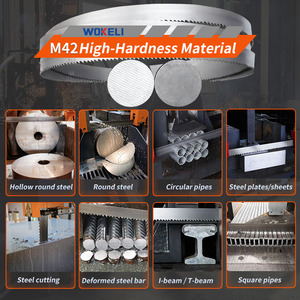 ใบเลื่อยสายพานตัดโลหะคุณภาพสูง เกรดอุตสาหกรรม เหล็กกล้าคาร์บอนสูง ขนาด 32-7/8 นิ้ว หนา 0.035 นิ้ว 18 ฟันต่อนิ้ว  แบบเชื่อมความถี่สูง ไบเมทัล - Product Image 4