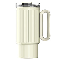 Thermos portable à rayures en acier inoxydable 304 de grande capacité de 40oz pour le camping Isolation thermique à chaud