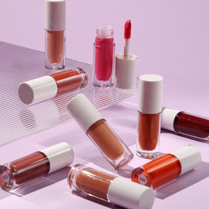 <strong>Hottest</strong> Mineral Liquid Lipstick Creamy Clear <strong>Nude</strong> Color Matte Finish Long-Lasting with High Quality Packaging Box - Product Image 1