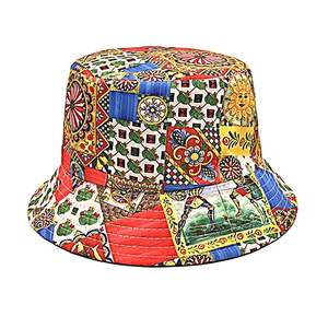 Logo personnalisé Chapeau de soleil d'été <span class=keywords><strong>Bob</strong></span> Panama Style Femmes Enfants Chapeau seau de soleil d'été Chapeaux seau en coton pour hommes et femmes - Product Image 5