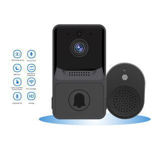 Sonnette vidéo intelligente Wi-Fi avec récepteur Ding Dong, caméra de sécurité domestique HD 480P contrôlable par application, kit caméra de sonnette pour appartement - Product Image 2
