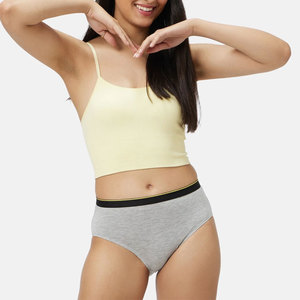 Culotte sans couture pour femme, respirante, séchage rapide, sous-vêtements unis de haute qualité, couleur unie, tricotée, écologique et respirante - Product Image 3