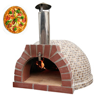 Lò Nướng Bánh Pizza Bằng Gỗ Quay Bằng Tay Lò Nướng Than Củi Lò Nướng Bánh Pizza Ngoài Trời