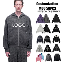 Sweat-shirt à capuche pour homme, hiver, brodé, à sequins brillants, manches longues, décontracté, style bling, avec ailes scintillantes et blocs de couleur