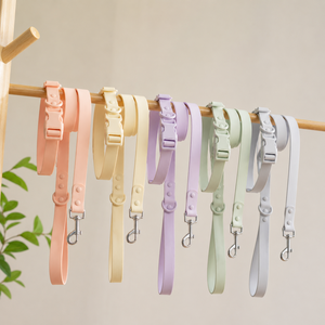 Pet Accessories Collares Para Mascotas <b>Custom</b> Waterproof Pvc Pet <b>Collars</b> Leashes <b>Dog</b> <b>Collar</b> and Leash Set - Product Image 1