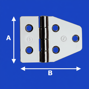 Moderna cerniera quadrante in acciaio inox per mobili nautici 40x55mm per scatole e appartamenti al852 in4055 aldegs modello - Product Image 1