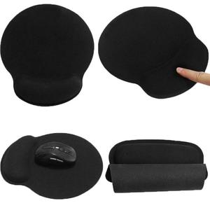 Customizable Colorful Non-Slip PU Base Silicone Rectangular Ergonomic Mousepad Mouse Keyboard Wrist Rest Support Set for Office - Product Image 2