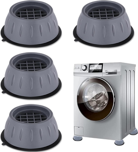 Pads anti-vibration pour <span class=keywords><strong>machine</strong></span> à <span class=keywords><strong>laver</strong></span>, lot de 4, patins en caoutchouc antidérapants pour lave-linge et sèche-linge, réduction du bruit et des chocs - Product Image 1